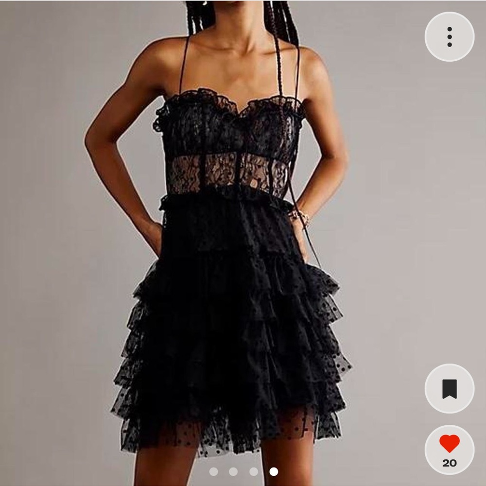 FREE PEOPLE x FOR LOVE & LEMONS bustier dress